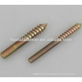 Zinc-Plate double head wood Thread screw